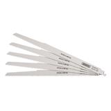 Draper 38756 ʍS1411DF) - Bi-metal Reciprocating Saw Blades for Multi-Purpose Cutting, 300mm, 6tpi (Pack of 5)
