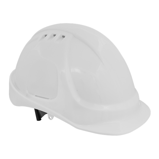 Worksafe 502W - Plus Safety Helmet - Vented (White)