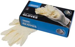 Draper 63762 (GLAT-100L) - Latex Gloves ʋox of 100)