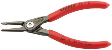 Draper 75078 ⡈ 11 J1) - Knipex 48 11 J1 140mm Internal Straight Tip Circlip Pliers, 12 - 25mm Capacity