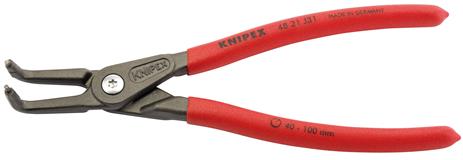 Draper 75086 ⡈ 21 J31) - Knipex 48 21 J31 90&deg; Internal Straight Tip Circlip Pliers, 40 - 100mm Capacity, 210mm