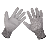 Worksafe 9139L - Anti-Cut PU Gloves ʌut Level C - Large) - Pair