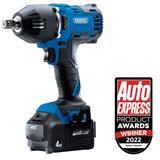 Draper 99251 𨴠IW400SET/2) - D20 20V Brushless Mid-Torque Impact Wrench, 1/2" Sq. Dr., 400Nm, 2 x 4.0Ah Batteries, 1 x Charger