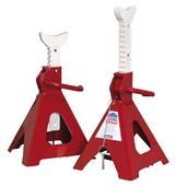 Sealey AAS5000 - Easy Action Ratchet Axle Stands (Pair) 5tonne Capacity per Stand