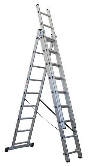 Sealey ACL3 - Aluminium Extension Combination Ladder 3x9 EN 131