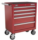 Sealey AP33459 - Rollcab 5 Drawer with Ball Bearing Runners - Red