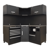 Sealey APMSCOMBO6SS - Modular Storage System Combo - Stainless Steel Worktop