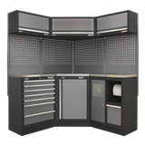 Sealey APMSSTACK08SS - Modular Storage System Combo - Stainless Steel Worktop