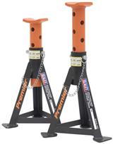 Sealey AS3O - Axle Stands (Pair) 3tonne Capacity per Stand Orange