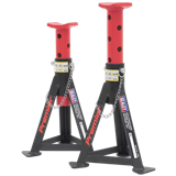 Sealey AS3R - Axle Stands (Pair) 3tonne Capacity per Stand - Red
