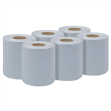 Sealey BLU60 - Blue Embossed 2-Ply Paper Roll 60m - Pack of 6