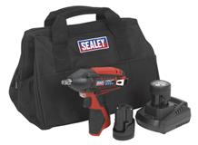 Sealey CP1204KIT - 12V Impact Wrench Kit 3/8"Sq Drive - 2 Batteries