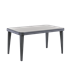 Dellonda DG209 - Dellonda Outdoor Dining Table Weather Resistant Body Glass Table 90x150cm