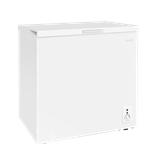 Baridi DH120 - Baridi Freestanding Chest Freezer, 142L Capacity, Garages and Outbuilding Safe, -12 to -24°C Adjustable Thermostat with Refrigeration Mode, White