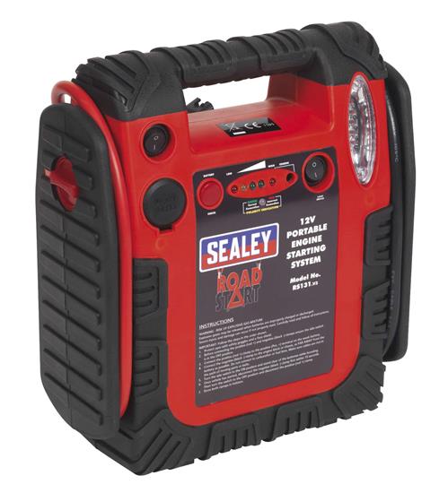 Sealey RS131 - RoadStart® Emergency Power Pack 12V 900 Peak Amps