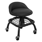 Sealey SCR02B - Creeper Stool Pneumatic with Adjustable Height Swivel Seat & Back Rest