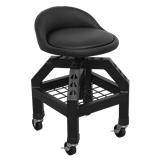 Sealey SCR03B - Creeper Stool Pneumatic with Adjustable Height Swivel Seat & Back Rest