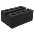 Sealey SJBEX.A03 - Slotted Rubber Support Block for Viking Jacking Beams 80mm