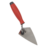 Sealey T1222 - Stainless Steel Sharp Pointing Trowel - Rubber Handle - 140mm