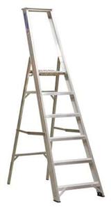 Sealey AXL6 - Aluminium Step Ladder 6-Tread Industrial BS 2037/1