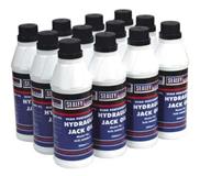 Sealey HJO/500ML - Hydraulic Jack Oil 500ml Pack of 12
