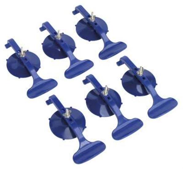 Sealey RE006 - Suction Clamp Set 6pc