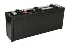 Classic Black Rubber Battery 12 volt - type: 279 ʍry Battery No Acid)