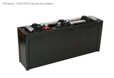 Classic Black Rubber Battery 12 volt - type: 279L ʍry Battery No Acid)