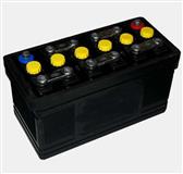Classic Black Rubber Battery 12 volt - type: 602/17 ʍry Battery No Acid)