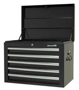 Sealey AP26059TB - Topchest 5 Drawer with Ball Bearing Runners - Black