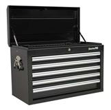 Sealey AP33059B - Topchest 5 Drawer with Ball Bearing Runners - Black