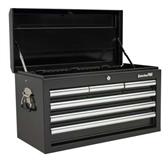Sealey AP33069B - Topchest 6 Drawer with Ball Bearing Runners - Black