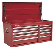 Sealey AP41110 - Topchest 10 Drawer with Ball Bearing Runners Heavy-Duty - Red