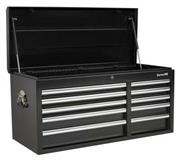 Sealey AP41110B - Topchest 10 Drawer with Ball Bearing Runners Heavy-Duty - Black
