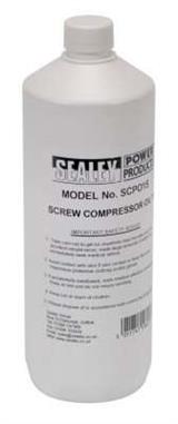 Sealey SCPO1S - Screw Compressor Oil 1ltr