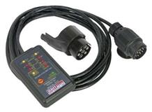 Sealey TST22 - 13-Pin Towing Socket Tester 12V - VOSA Approved