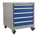 Sealey API5657A - Mobile Industrial Cabinet 5 Drawer