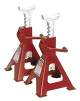 Sealey VS2002 - Axle Stands 2ton Capacity per Stand 4ton per Pair Ratchet Type