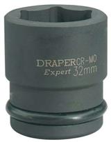 Draper 04998 𨐙-Mm) - Expert 17mm 3/4" Square Drive Hi-Torq 6 Point Impact Socket