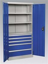 Sealey APICCOMBO5 - Industrial Cabinet 5 Drawer 3 Shelf 1800mm