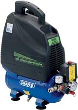 Draper 24974 𨶦/169) - 6L 1.1kW Oil-Free Air Compressor