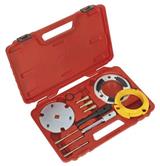 Sealey VSE5841A - Diesel Engine Setting/Locking & Injection Pump Tool Kit 2.0D, 2.2D, 2.4D Duratorq - Chain Drive