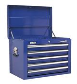Sealey AP26059TC - Topchest 5 Drawer with Ball Bearing Runners - Blue