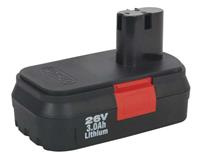 Sealey CP2600BP - Cordless Power Tool Battery 26V 3Ah Li-ion for CP2600
