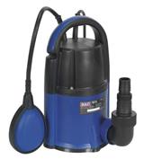 Sealey WPL117A - Submersible Water Pump Automatic Low Level 2mm 117ltr/min 230V