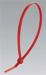 Sealey CT20048P100R - Cable Ties 200 x 4.8mm Red Pack of 100