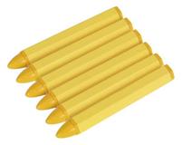 Sealey TST14 - Tyre Marking Crayon - Yellow Pack of 6