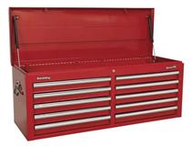 Sealey AP5210T - Topchest 10 Drawer with Ball Bearing Runners - Red
