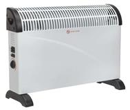 Sealey CD2005T - Convector Heater 2000W 3 Heat Settings Thermostat Turbo Fan