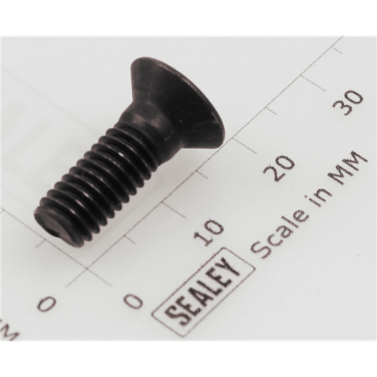 Sealey MSCS618.SB - Csk socket machine screw m6x18mm black